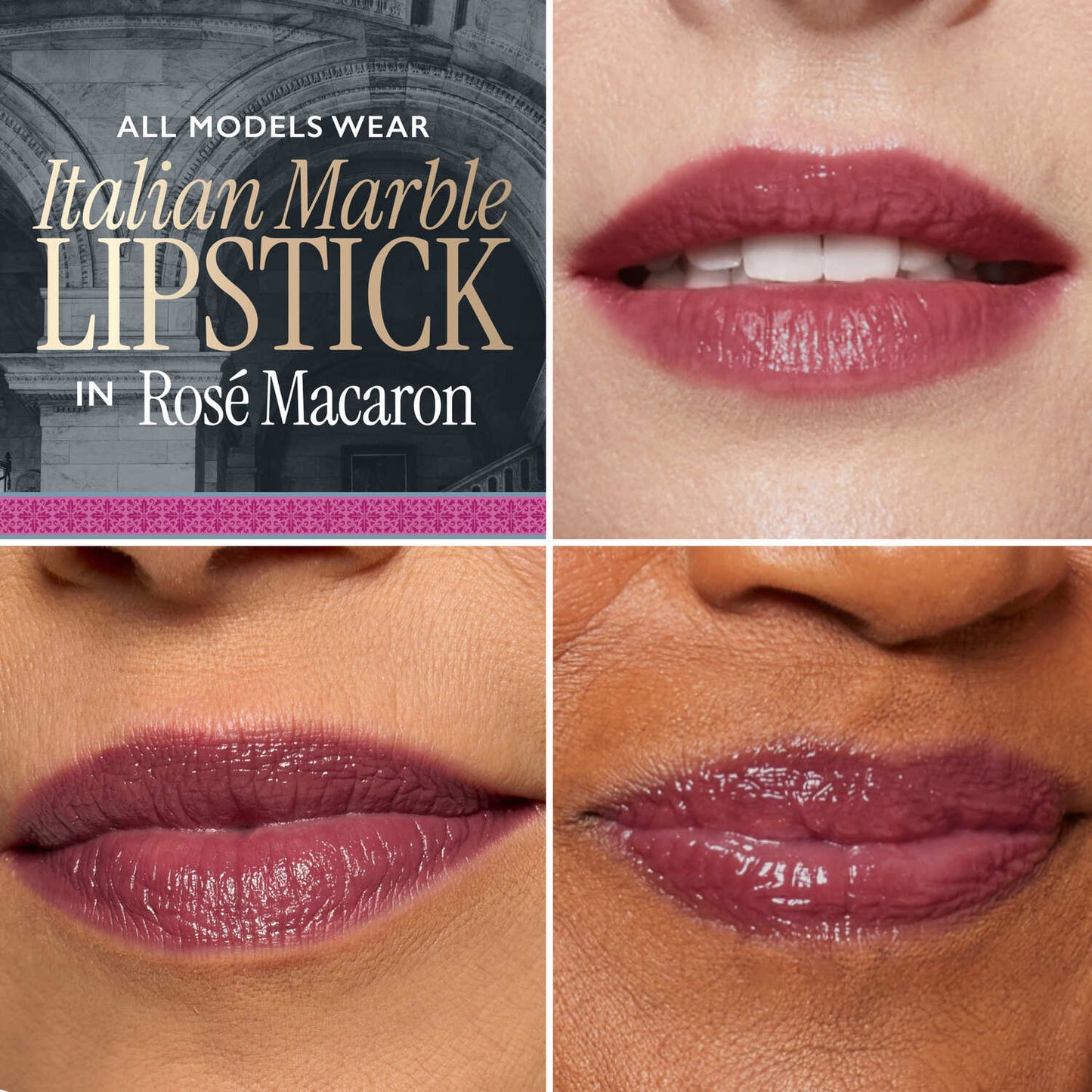 Italian Marble Lipstick Duo: Berry Banana & Ros¨¦ Macaron